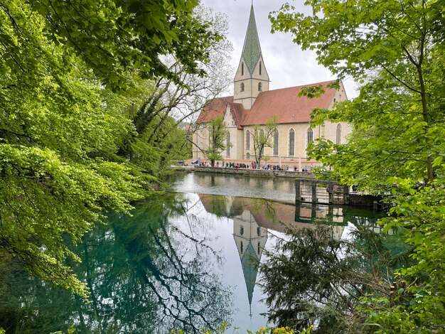 Photo Église de blautopf en allemagne