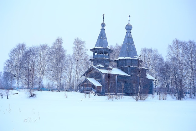 église en bois du canada / paysage en hiver neige canada, église historique chrétienne