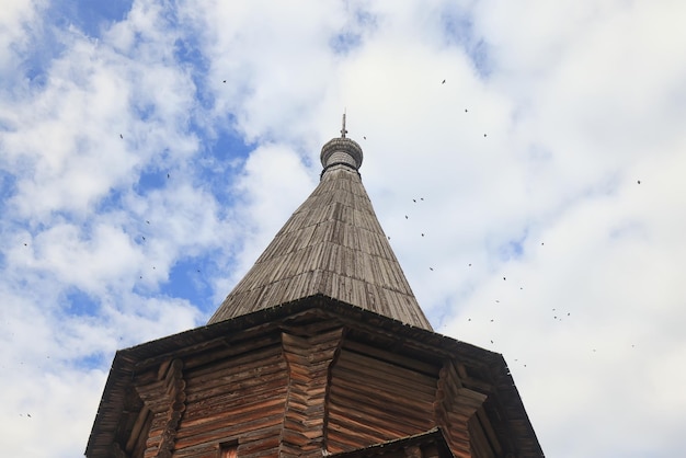 église en bois russe nord architecture religion orthodoxie