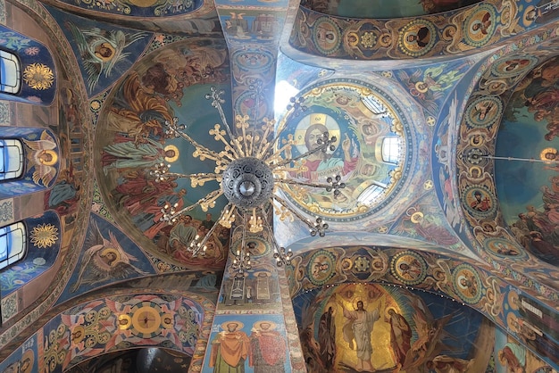 Photo Église du sauveur sur les intérieurs du sang versé