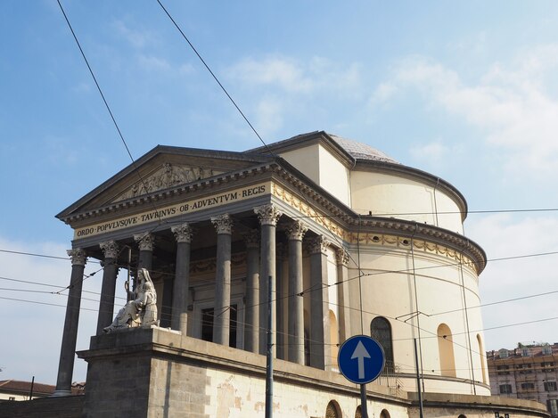 L'église Gran Madre à Turin