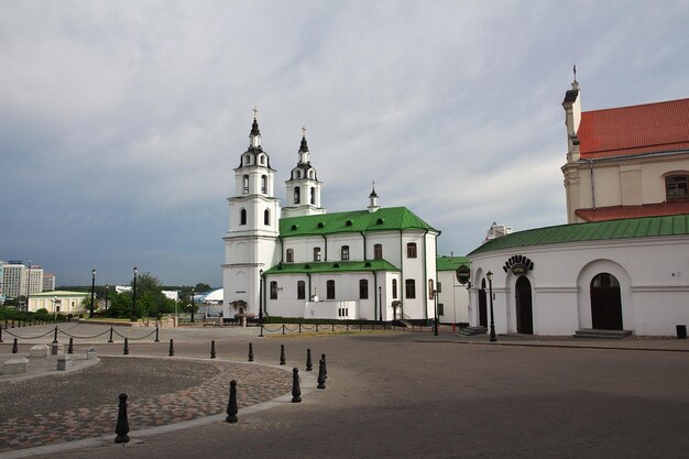 Photo l'église de minsk, en biélorussie