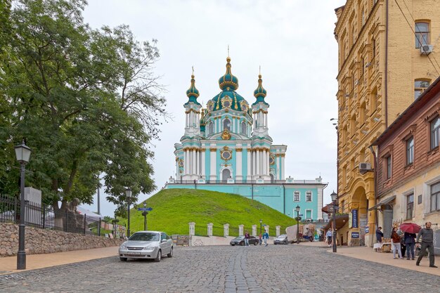 L'église Saint-André à Kiev