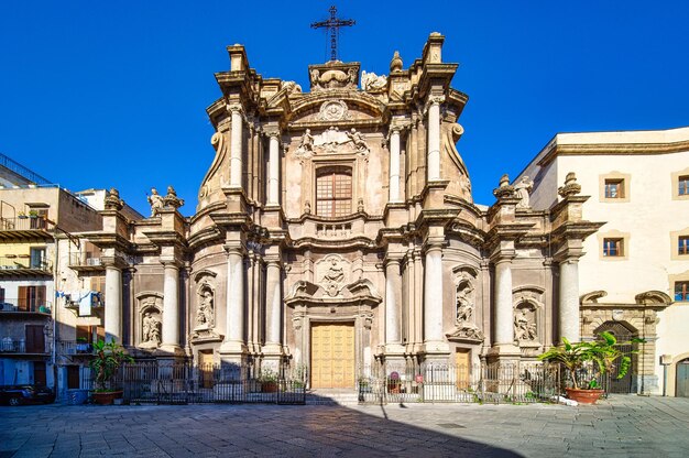 Photo l'église de sant'anna la miséricorde à palerme