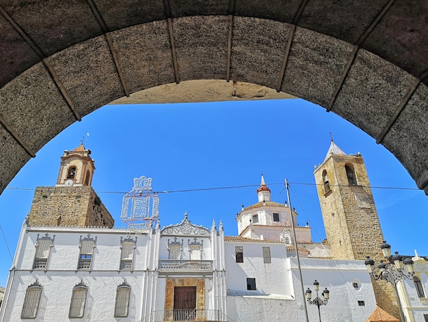 Photo l'église de santa maria de la plaza à fregenal de la sierra