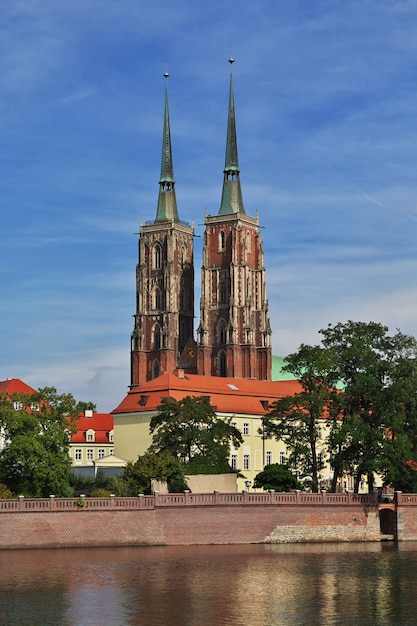 L'église de la ville de Wroclaw, Pologne