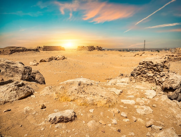 L'Egypte au coucher du soleil