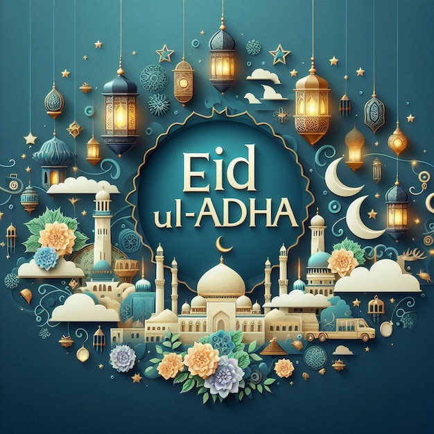 Eid Al Adha Mubarak est une fête religieuse musulmane.