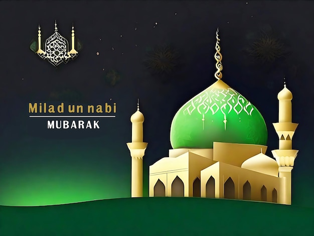 Photo eid milad un nabi mubarak par ai generative