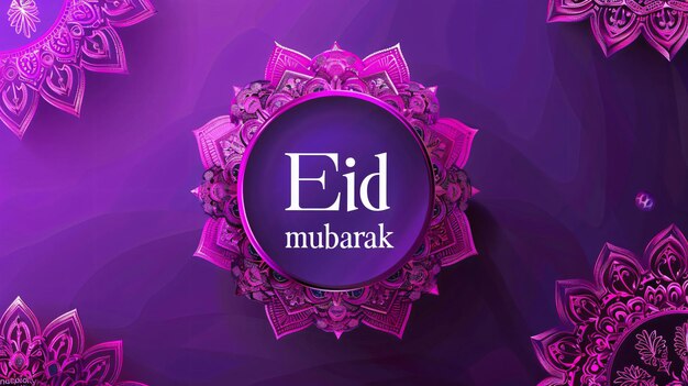 Eid Mubarak Eid al Fitr fond islamique papier peint