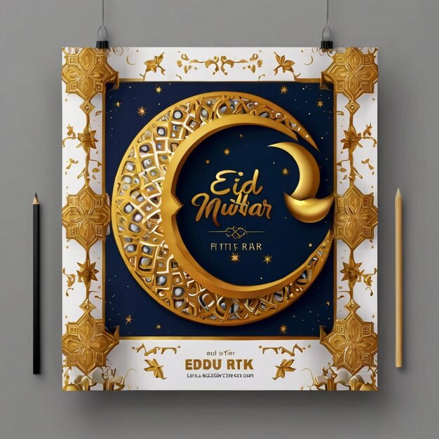 Photo eid mubarak ramadan karim eid ul fitr carte d'aïd pour l'aïd ul fitr adha