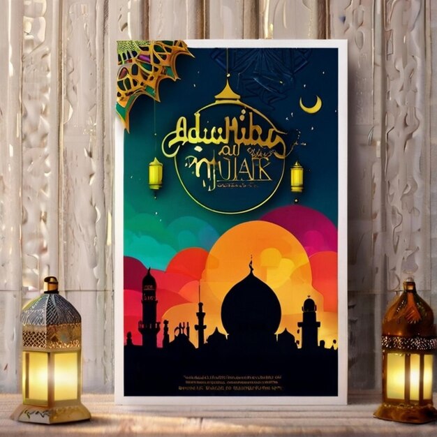 Photo eid mubarak ramadan karim eid ul fitr carte d'aïd pour l'aïd ul fitr adha