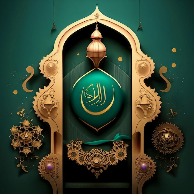 Eid mubarok au fond du luxe islamique