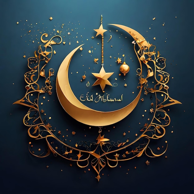 Eid ul Fitr Eid ul Adha et Mahe Ramadan avec une lune3