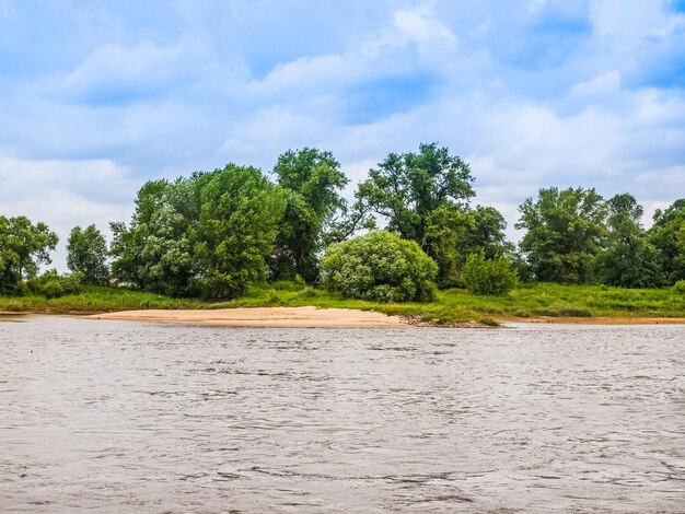 Elbe HDR à Dessau Allemagne