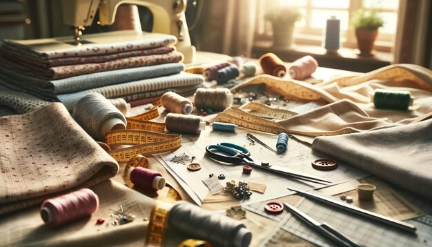 L'élégance de l'artisanat table de tailleurs débordant de possibilités créatives