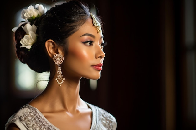 L'élégance cambodgienne de la mariée 39