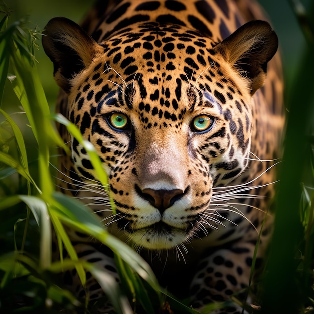 L'élégance du Jaguar dans l'action sauvage