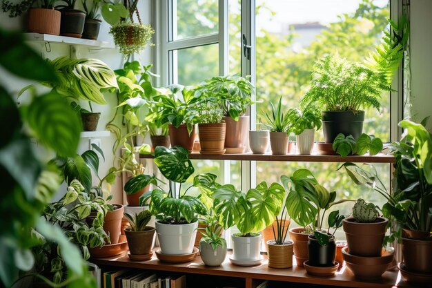 L'élégance éphémère des plantes d'intérieur