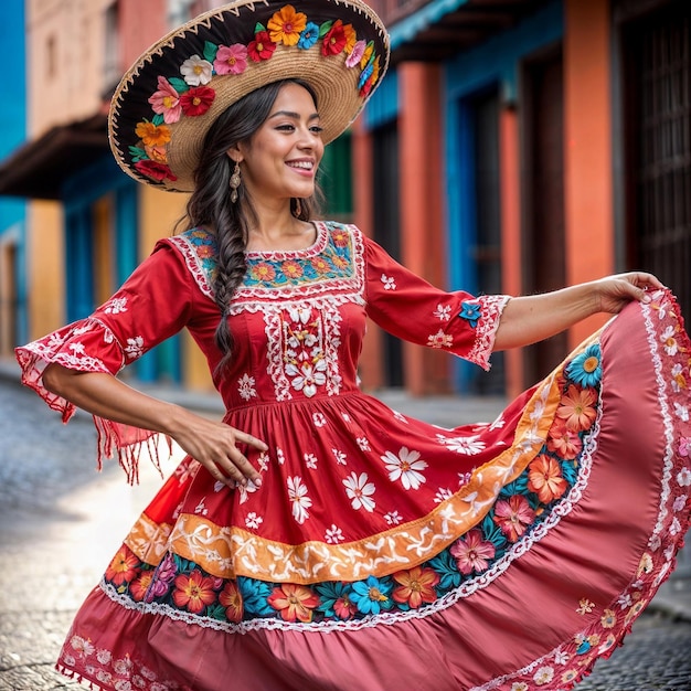 Photo l'élégance folklorique dans le giro