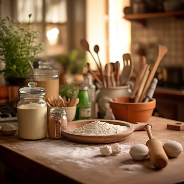 L'élégance intemporelle dans la cuisine Accents en bois Designs modernes et essentiels culinaires