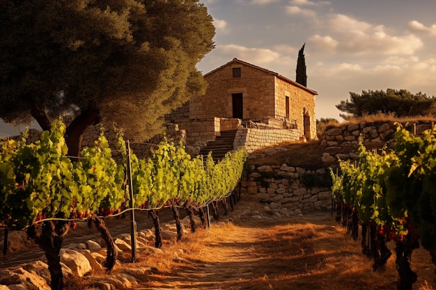 L'élégance intemporelle du vignoble de Provence au cœur de la France rurale