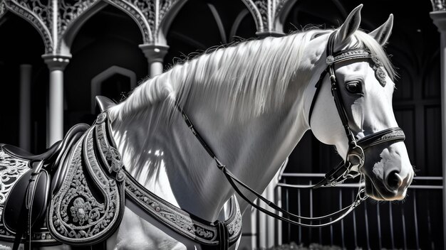 L'élégance majestueuse du cheval