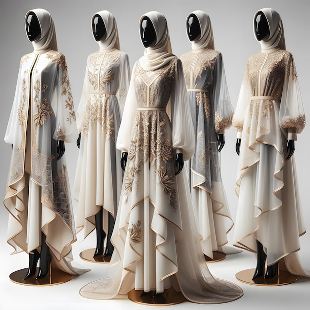 L'élégance de la mode de l'Aïd Des tenues époustouflantes pour des célébrations joyeuses Microstock Image