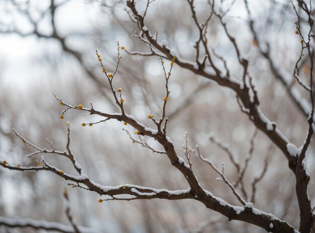 Photo l'élégance de la nature branches sans feuilles d'un arbre en 8k photographie éditoriale 2
