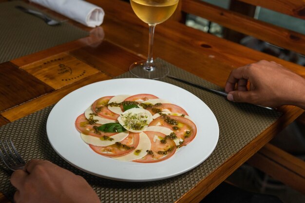 L'élégance de la salade de Caprese classique