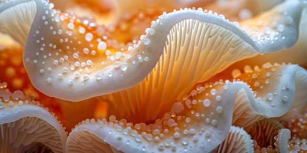 L'élégance sous-marine macro prise de vue du corail océanique et des bulles