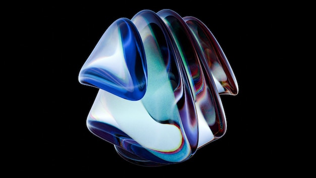 L'élégance spectrale Une vision de la fluidité chromatique
