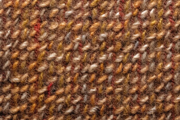 Photo l'élégance de la terre un gros plan captivant des tissus de tweed un délice de texture