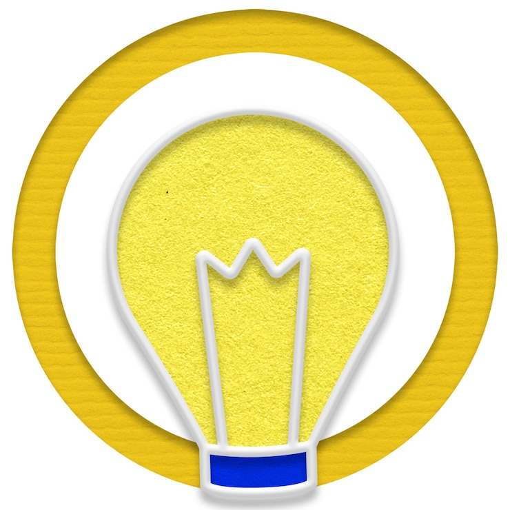 Photo élément de conception d'ampoule créative png pour le marketing