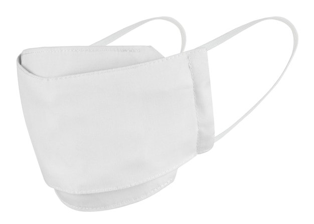 Élément de conception du masque protecteur en tissu blanc