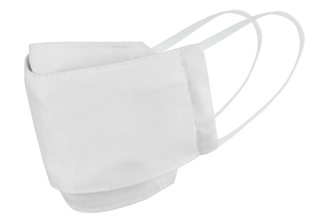 Élément de conception du masque protecteur en tissu blanc