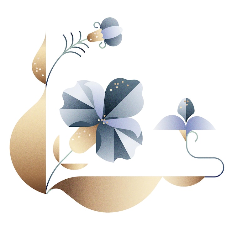 Photo élément de conception géométrique de l'étiquette iris png nature