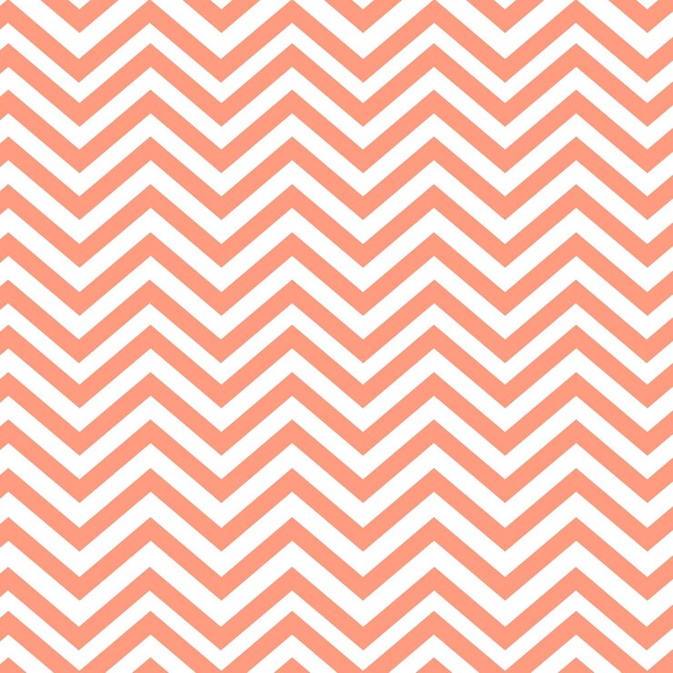 Photo élément de conception à motif en zigzag rose de saumon