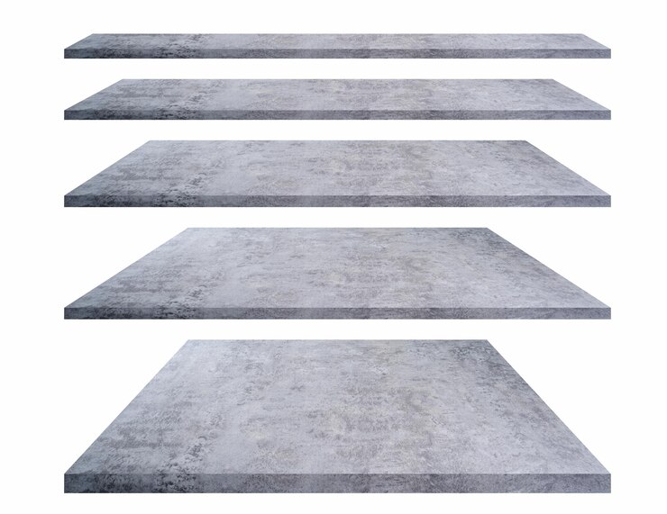 Photo élément de conception texture de pierre et arrière-plan texture de roche concept de texture de ciment étagère au sol pour l'affichage de produits annonces commerciales chemin de découpage