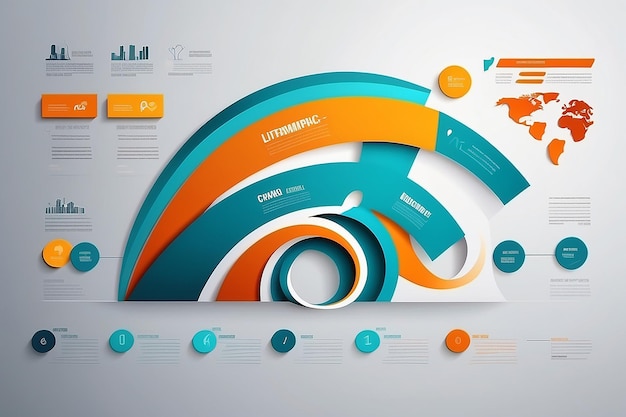 Élément d'infographie de conception vectorielle