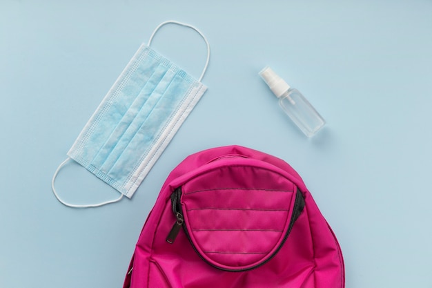 Éléments de sac à dos en temps de pandémie