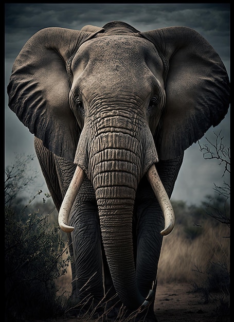 L&#39;éléphant d&#39;Afrique