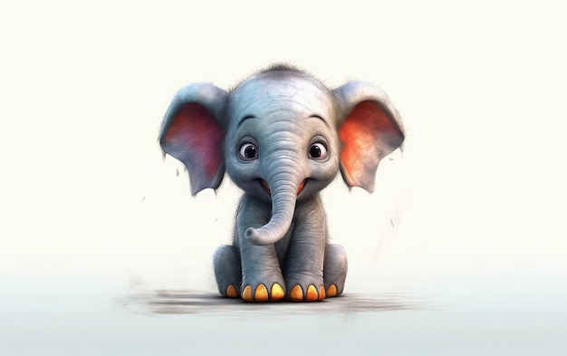 Photo Éléphant bébé mignon