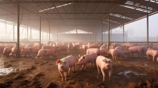 Photo Élevage de porcs pour le bétail
