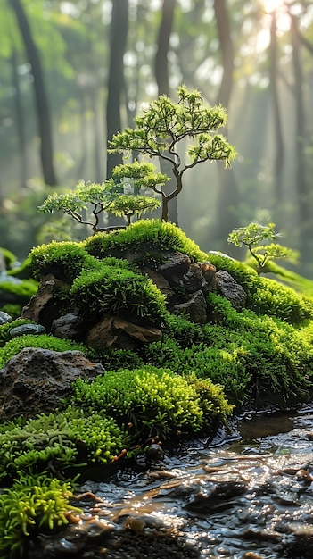 Élevez votre espace avec la nature Touchez des terrariums uniques Des arbres bonsais Mousse Art et plus au Japon