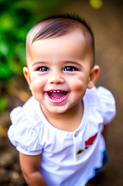 Photo elle est belle, mignonne, douce, drôle, heureuse, bébé.