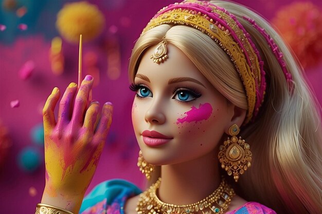 Elle s'appelle Barbie Holi.