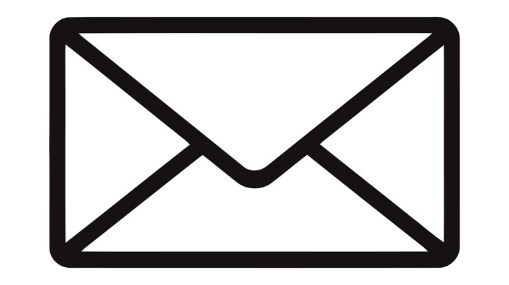Photo email enveloppe icône vector illustration sur fond blanc