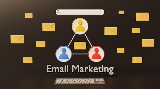 L'email marketing consiste à envoyer des messages en masse aux clients et utilisateurs