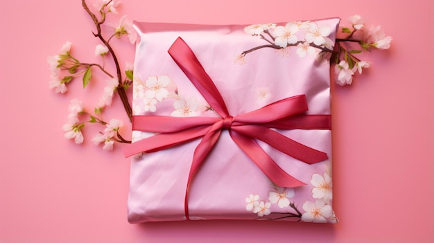 Emballage cadeau de style japonais traditionnel